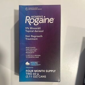 Rogaine Women's Hair Regrowth Treatment-  Rogaine 5% Minoxidil Foam- 4 Months